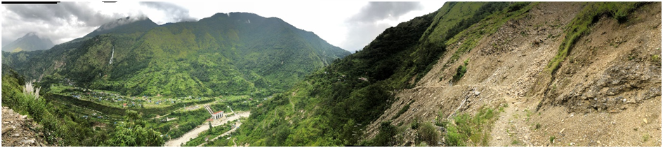 Panorama from Annapurna gaun palika, Myagdi district