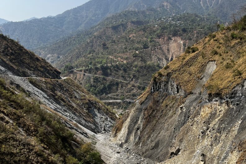 View from Tilawar village toward the Roshi Khola and BP Highway
